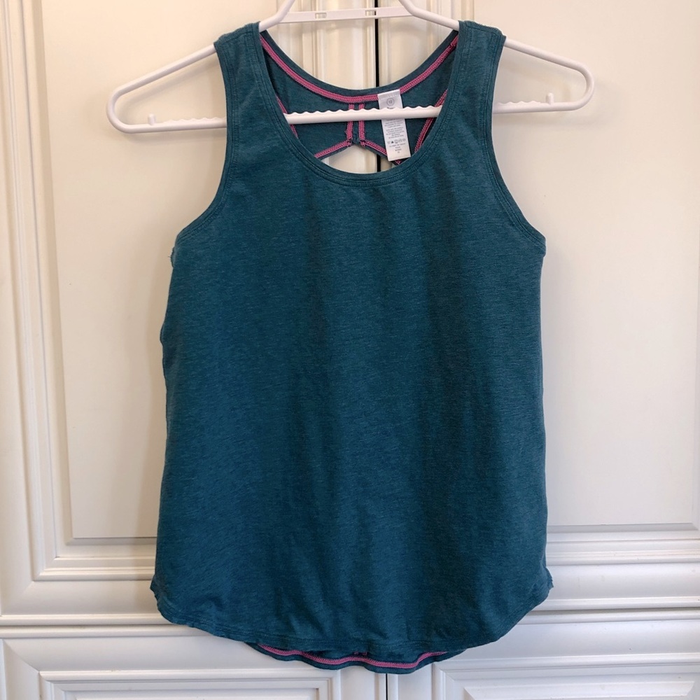 Teal Sleeveless Kids Top